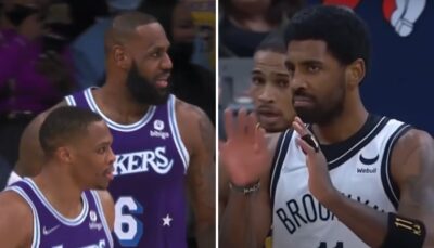 Les superstars NBA des Los Angeles Lakers, Russell Westbrook et LeBron James, peuvent s'appuyer sur le passif du King avec le meneur des Brooklyn Nets, Kyrie Irving, pour garder espoir