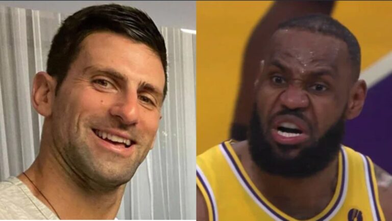 Novak Djokovic et LeBron James