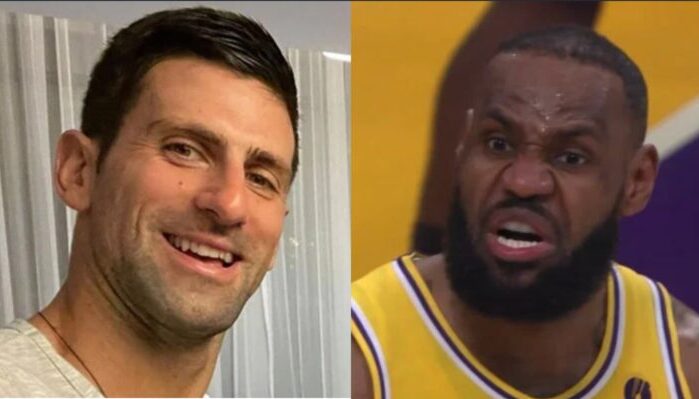 Novak Djokovic et LeBron James