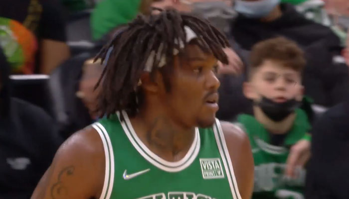 Robert Williams sous le maillot des Celtics