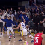 NBA – Au buzzer, Steph Curry offre la victoire aux Warriors et signe une première en carrière !