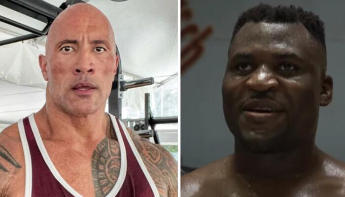 The Rock et Francis Ngannou