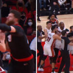 NBA – Début d’altercation entre Heat et Blazers, un coup de poing lancé !