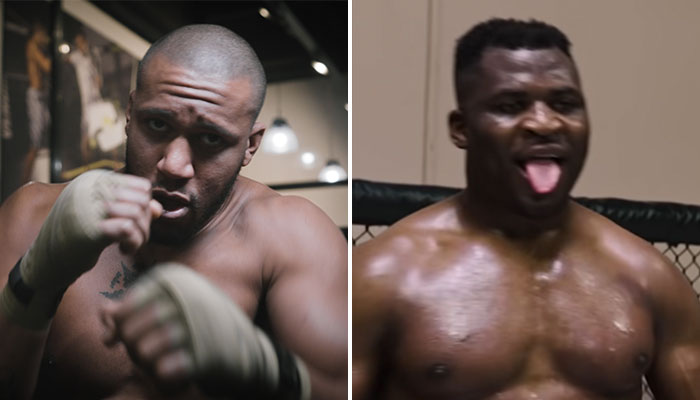 Ciryl Gane et Francis Ngannou