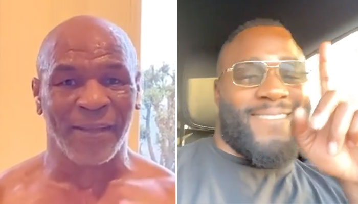 La photo de Mike Tyson et Gradur à l'UFC 270