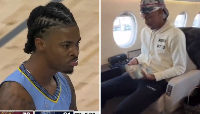 Ja Morant a fait une énorme fête dans son jet privé direction le All-Star Game