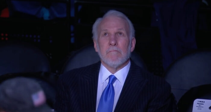 Le mythique coach NBA des San Antonio Spurs, Gregg Popovich