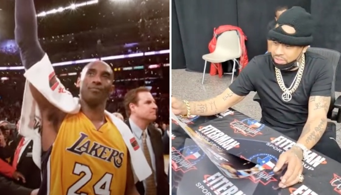 Allen Iverson a été surpris par un poster de lui et Kobe Bryant