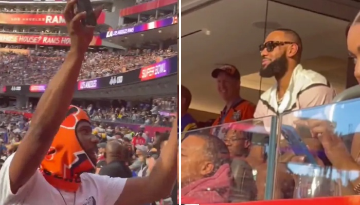 LeBron James a parlé à la maman d'un fan sur FaceTime pour le Super Bowl