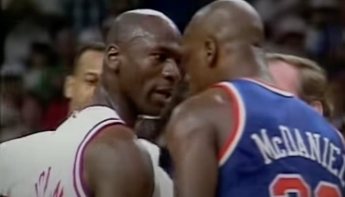 Michael Jordan et Xavier McDaniel en embrouille