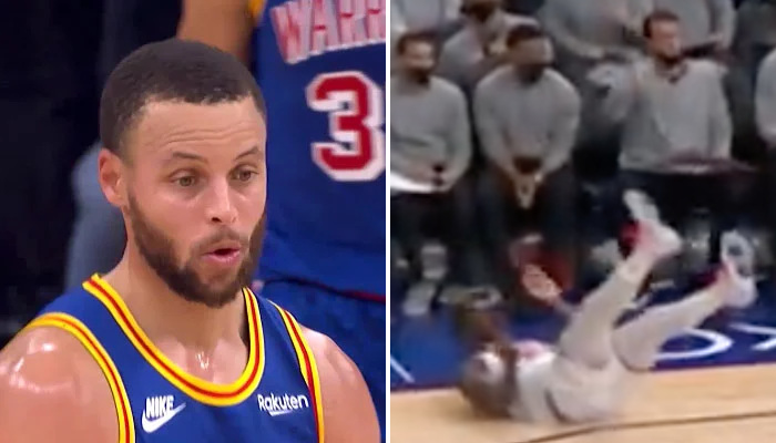 NBA Curry lâche un gros crossover