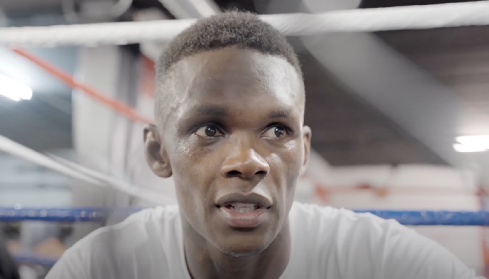 Israel Adesanya choqué