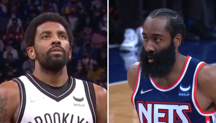 La superstar NBA des Brooklyn Nets, Kyrie Irving, a réagi aux récentes rumeurs incendiaires de beef avec son désormais ex-coéquipier, James Harden, tradé aux Philadelphia 76ers, via un tweet cinglant