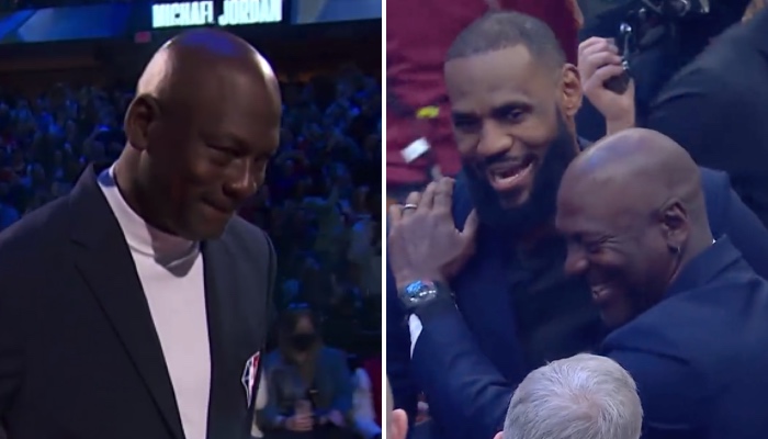 La légende NBA Michael Jordan a adressé quelques mots à LeBron James en marge du All-Star Game 2022, qui ont été captés par un micro