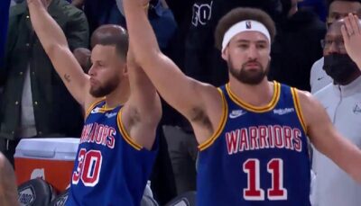 NBA – L’incroyable geste de Steph Curry pour Klay Thompson à LA !