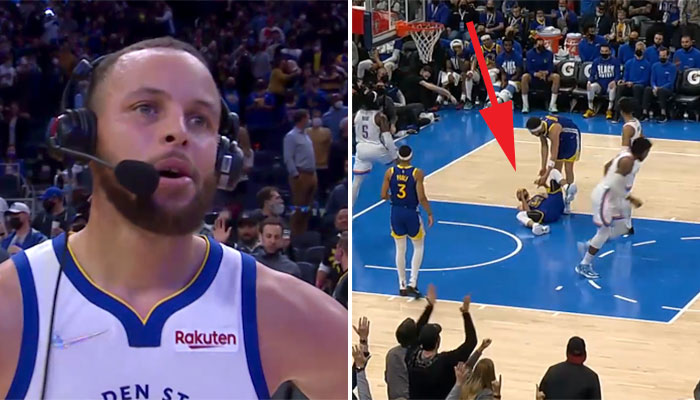 Steph Curry se fait détruire au cercle, une photo virale circule !