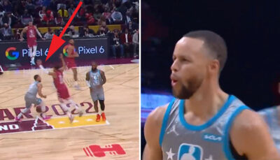 NBA – Le panier absolument irrespectueux de Steph Curry sur Trae Young… du logo !