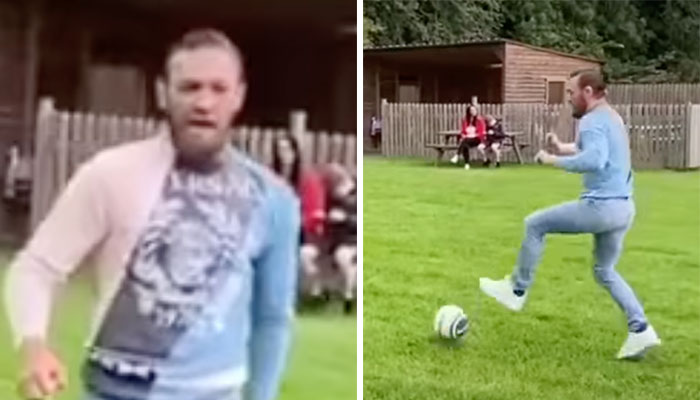 Conor McGregor au football