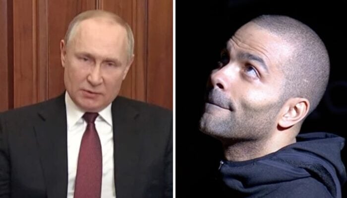 Vladimir Poutine et Tony Parker