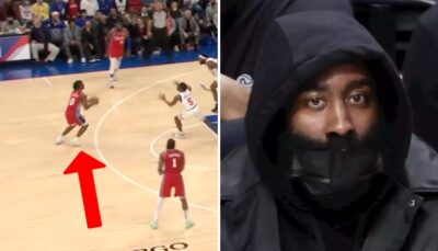 NBA – L’incroyable imitation de James Harden par un coéquipier en plein match !