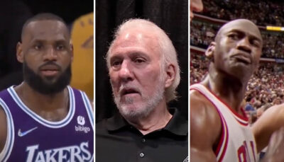 NBA – Gregg Popovich révèle le gros point commun entre LeBron et Michael Jordan