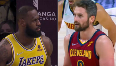 NBA – LeBron s’excuse et regrette après son violent dunk sur Kevin Love !