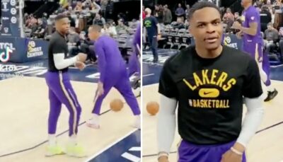 NBA – Russell Westbrook à deux doigts de tabasser un fan en plein échauffement !