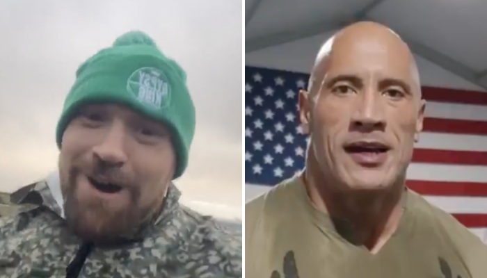 Le champion WBC Tyson Fury a lancé en pleine interview une offre XXL à The Rock