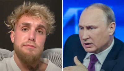 En pleine guerre, Jake Paul provoque sans pression Vladimir Poutine !