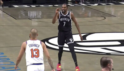 NBA – Kevin Durant humilie violemment Evan Fournier en plein match !