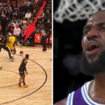 NBA – Le tir presque inhumain planté par LeBron, son défenseur dépité !