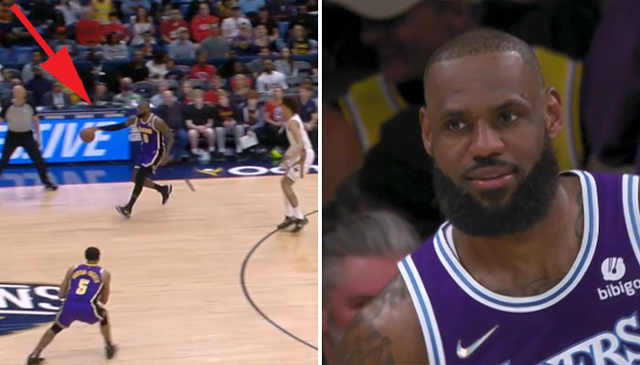 Le tir ultra-insolent de LeBron pour atteindre 37.000 points !