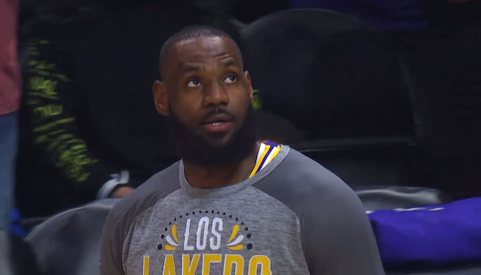 La superstar NBA des Los Angeles Lakers, LeBron James