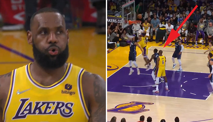 LeBron dégoûté après une séquence totalement ratée des Lakers !
