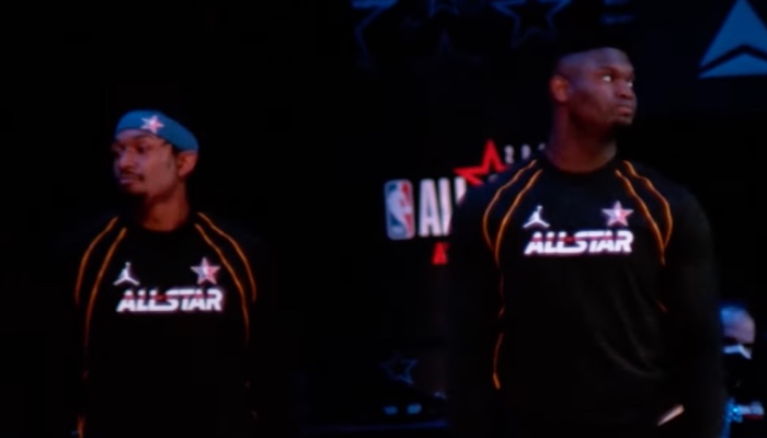 Les superstars NBA Bradley Beal et Zion Williamson, ici lors du All-Star Game 2021, font l'objet de grosses rumeurs de départ en vue de l'été prochain