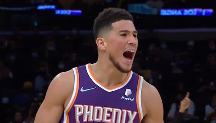 La star NBA des Phoenix Suns, Devin Booker