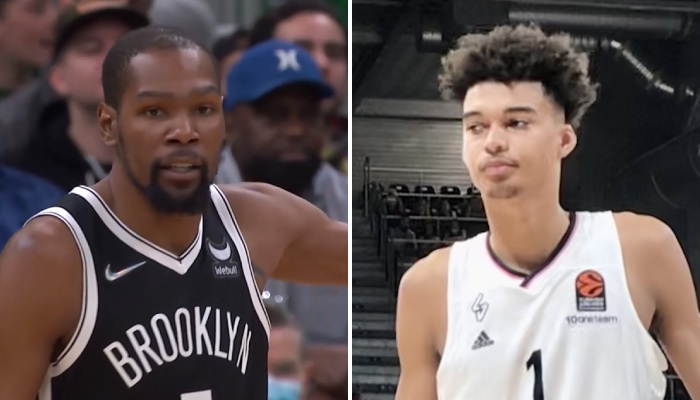 La superstar NBA des Brooklyn Nets, Kevin Durant, s'est montré très élogieuse envers le grand rival américain de Victor Wembanyama, Chet Holmgren