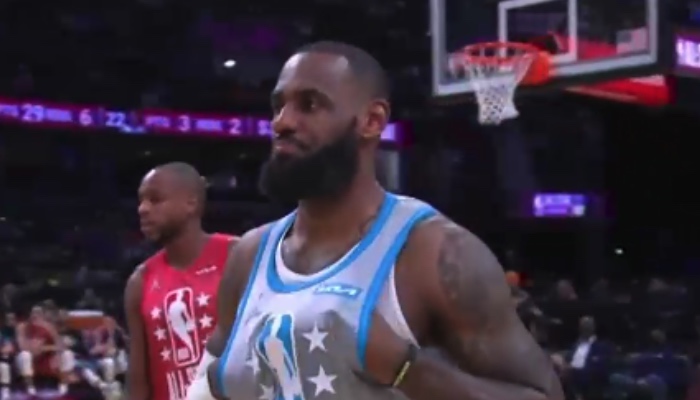 La superstar NBA LeBron James a été l'auteur d'un comportement controversé durant le All-Star Game, face auquel sa victime vient de réagir