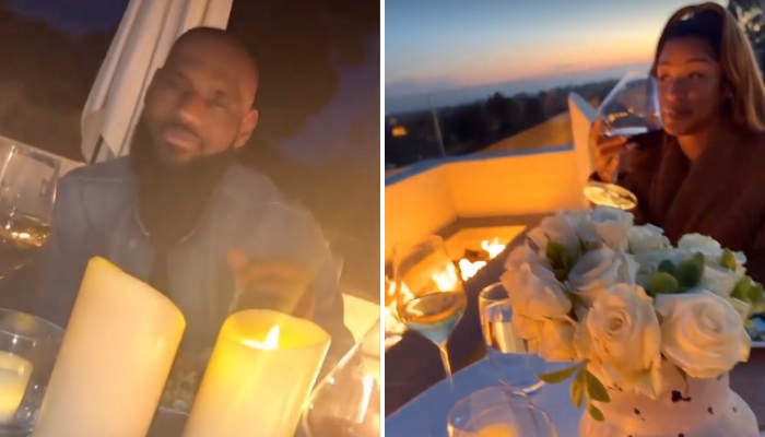 La superstar NBA des Los Angeles Lakers, LeBron James, a envoyé un message punchy à ses fans en plein rendez-vous galant avec sa femme, Savannah