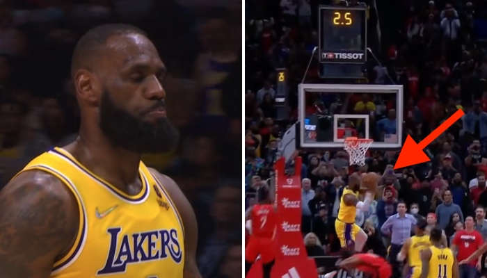 La superstar NBA des Los Angeles Lakers, LeBron James, a signé un choix controversé au moment de pouvoir faire gagner son équipe face aux Houston Rockets