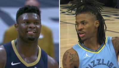 NBA – Ja Morant réagit cash au come-back de Zion Williamson !