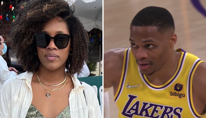 Los Angeles Lakers NBA superstar Russell Westbrook's wife Nina slams a reporter for harsh criticism of Brody