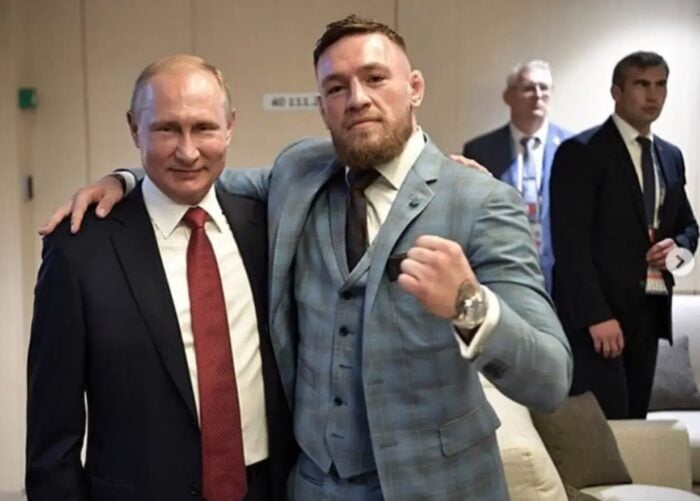 Vladimir Poutine et Conor McGregor