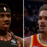 NBA – Trae Young sèchement recadré par RJ Barrett !