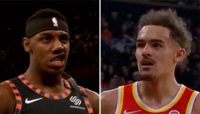 NBA – Trae Young sèchement recadré par RJ Barrett !