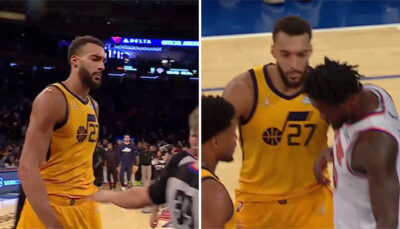 NBA – Embrouille très étrange entre Gobert et Randle après le match !