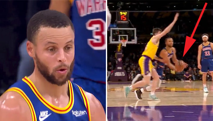 Le panier absolument magique réussi par Steph Curry contre les Lakers !