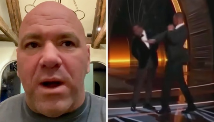 Le boss de l'UFC, Dana White, a réagi à la vidéo buzz des Oscars 2022, montrant Will Smith gifler le comédien Chris Rock
