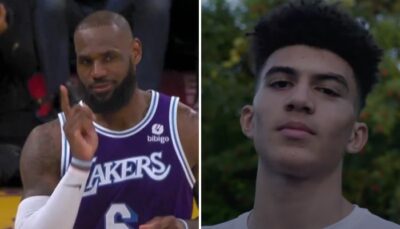 NBA/HS – 14 ans, 2m05, le fils d’un ex-coéquipier de LeBron et Kobe fait rêver les scouts