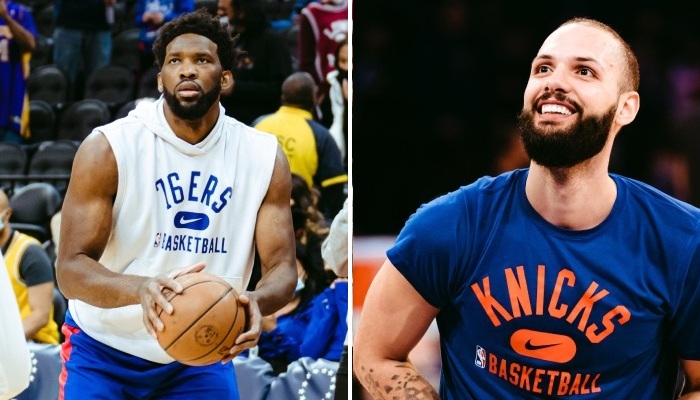 NBA Evan Fournier et Joel Embiid